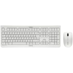 CHERRY Tastatur DW 3000, JD-0710DE-0, mit Funkmaus, weiß
