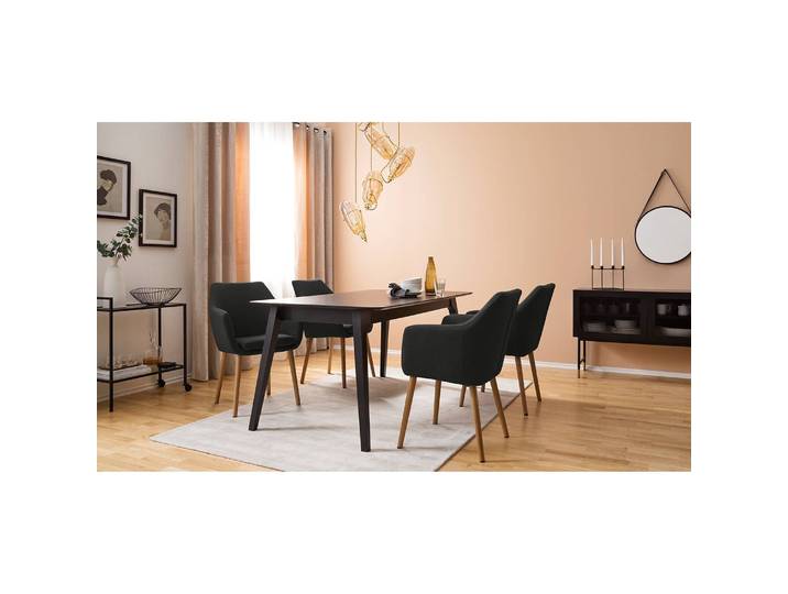 Chaise accoudoir 58 x 84 x 58cm Tissu Cors: Anthracite Gris 1 set