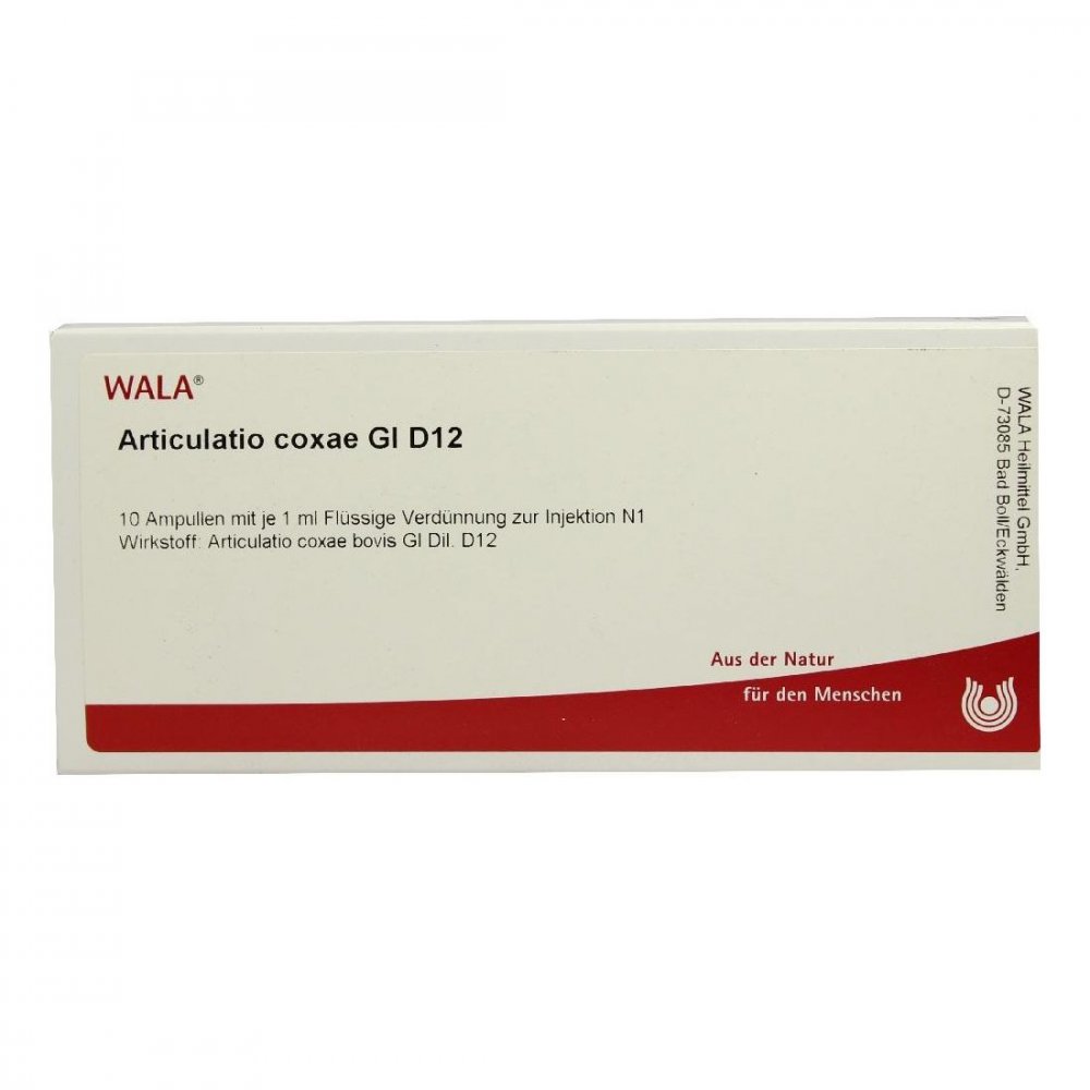 WALA Heilmittel GmbH Articulatio Coxae Gl D12 Ampullen 03359397