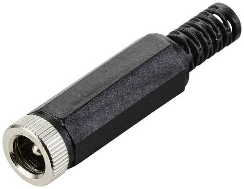 TRU COMPONENTS Schwachstromverbinder Buchse, gerade 5.5mm 2.1mm