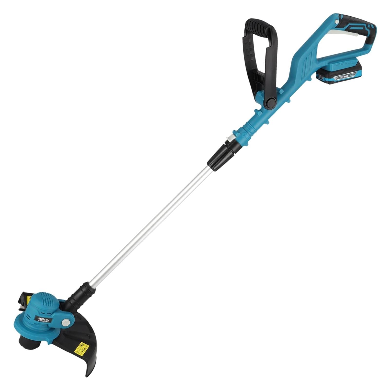 Dedra 18V-Akkuset, SAS+ALL DED7016 - Trimmer, 2,0Ah-Akku, Ladegerät (Trimmfaden) (DED7016)