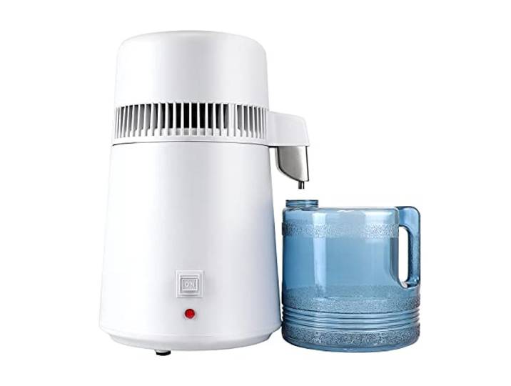 Snowtaros 750W Wasserdestilliergerät Wasserfilter Reines Wasser Distiller Filter, Wasser Distiller Purifier, Tragbar Wasser Destilliergerät mit Sammelkanne