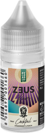 Reload Vape Zeus Rum Strawberry & Peach Aroma Mini Shot 10ml Cocktail Rum Fragola Pesca