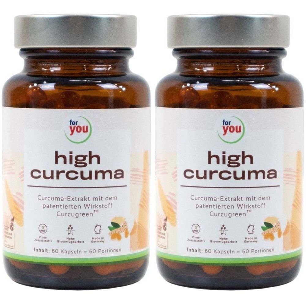 FOR YOU high curcuma Kapseln 2x 2x60 St