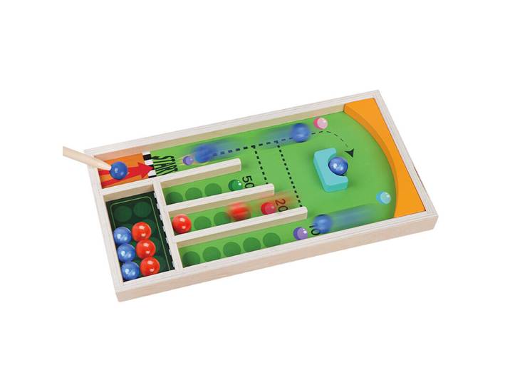 MIMI Jeu de fléchettes de table en bois catapulte 2 joueurs jouet de fête familiale