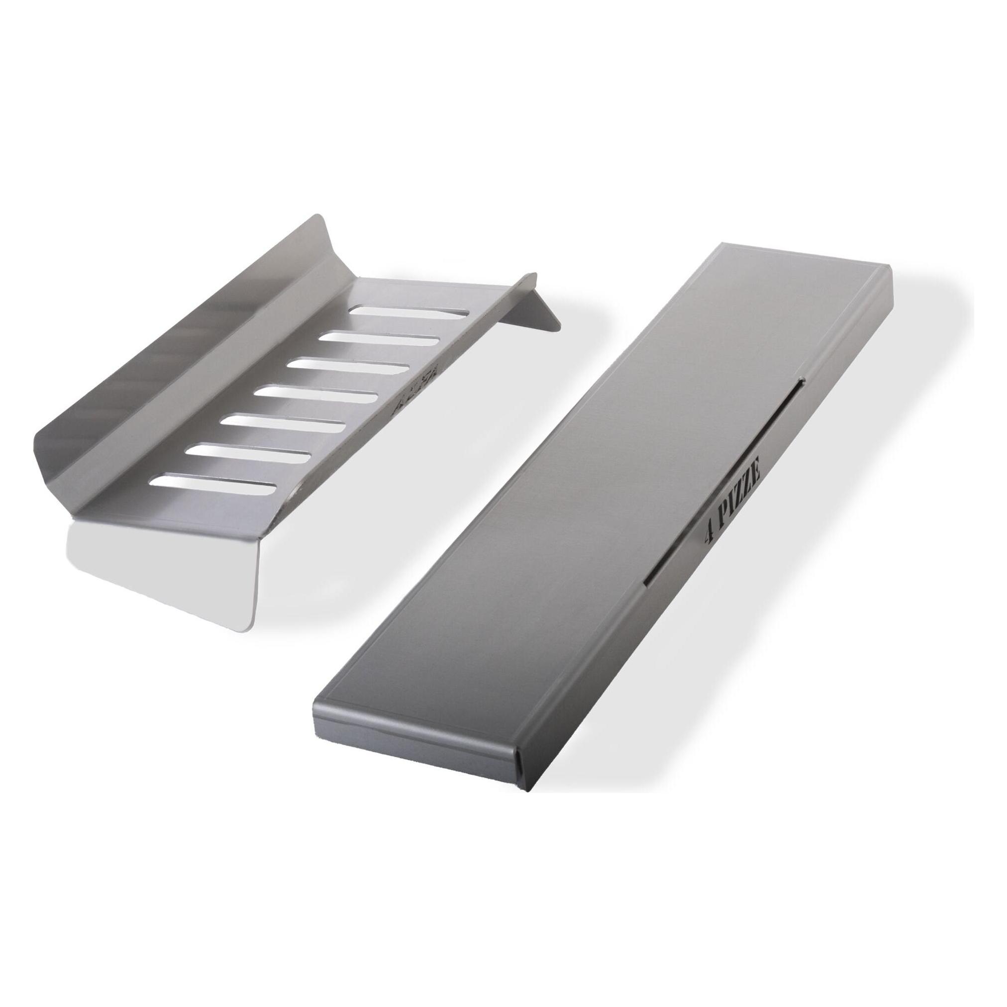 Alfa Forni Kit Hybrid 1 Pizza (Moderno) Edelstahl (ACKIT-HYB-1P)