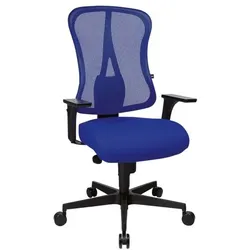 Topstar Bürostuhl »Art Comfort Net« ohne Armlehnen mit schwarzem Fußkreuz blau
