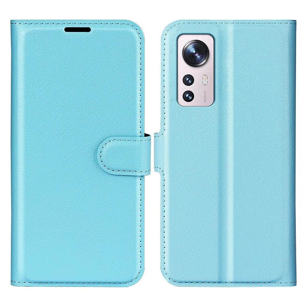 Cover-Discount Xiaomi 12 Lite - Leder Etui Hülle hellblau (Xiaomi 12 Lite) (101915948E)
