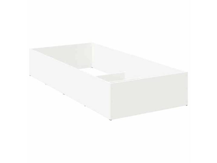 Entourage de lit pour sommier réglable - SARFAY - Blanc - 100x190 cm - Lit simple - Facile à nettoyer - Look élégant&39383