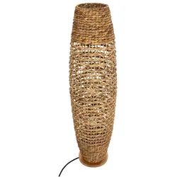 Atmosphera - Stehlampe 31x31x118cm aus Papier und Eisen in Beige