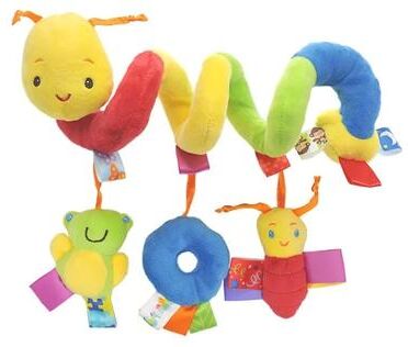 Uplift Essentials Baby Crib Hanging Spiral Toy For Cribs, Strollers, And Car Seats caterpillar