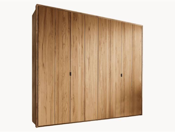 Drehtüren-Kleiderschrank Varadero - 6-türig - 216 cm - Kernbuche - 60er-Raster - Holz