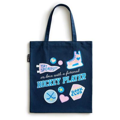 In Love with a Fictional Hockey Player Tote Bag, von Out of print, Random House LLC US