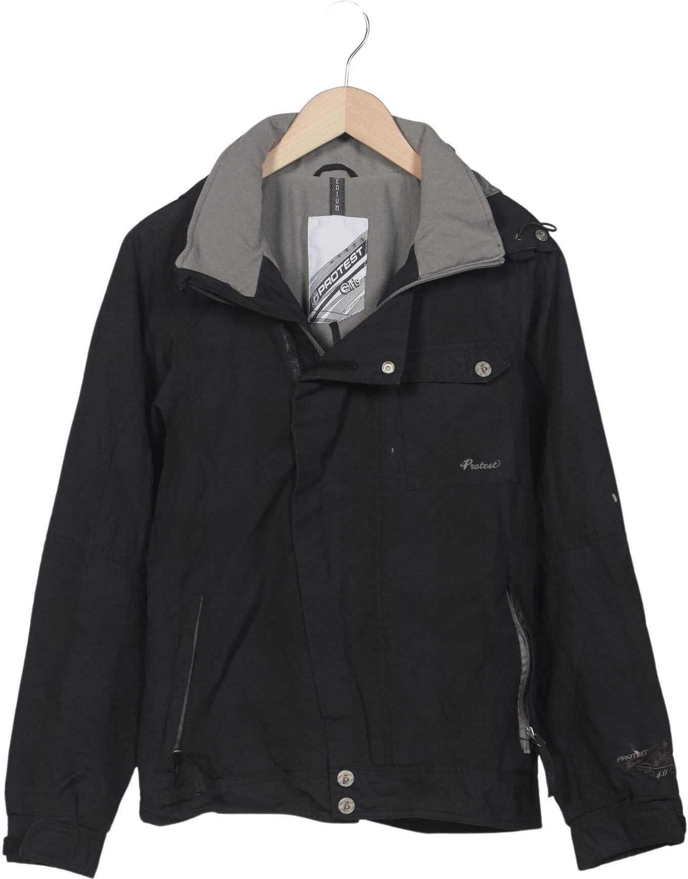 Protest Damen Jacke, Schwarz, Gr. M, Synthetik - Second Hand
