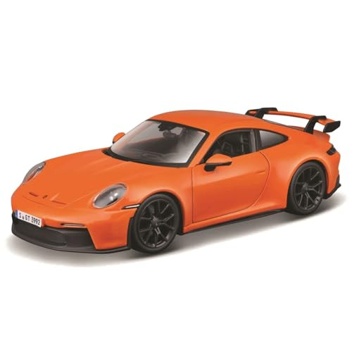 Bburago Porsche 911 GT3 2021, Oranje, Schaal 1:24