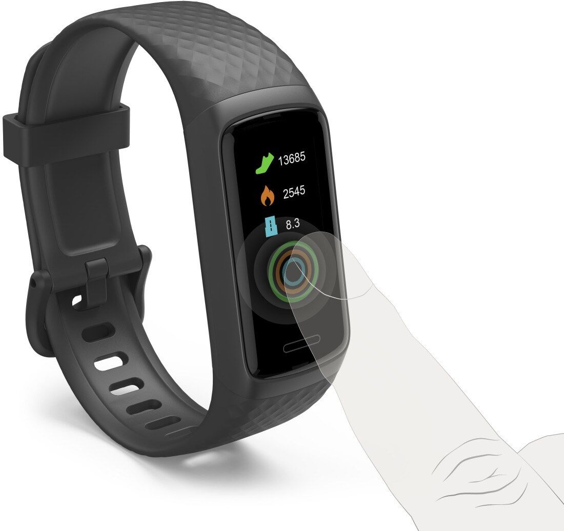 Hama Fit Track 3910 Fitness Tracker, 1.05" Display, IP68 - Black
