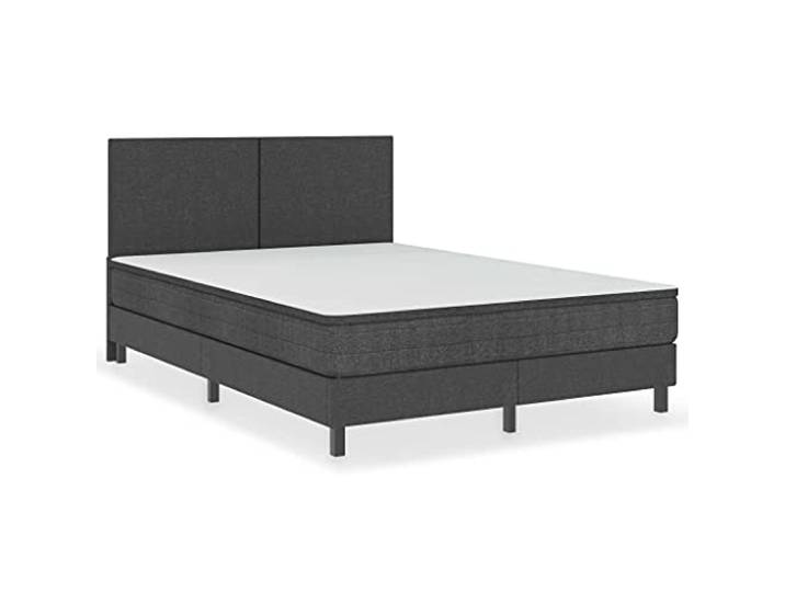 vidaXL Lattenbodem Grijs Stof 180 x 200 cm