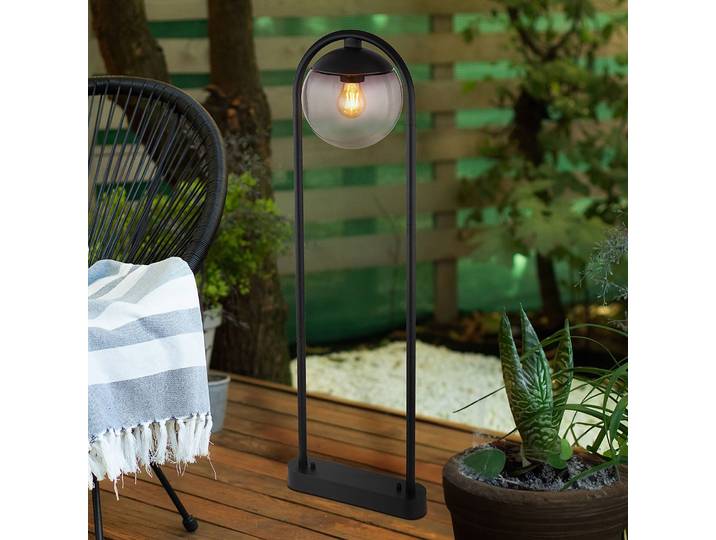 Borne lumineuse Michael 100cm Noir
