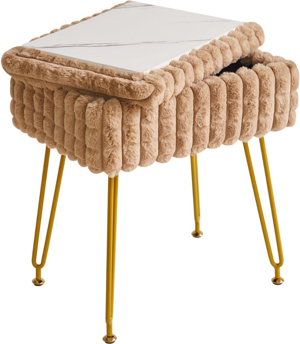 Make up stoel voor visagie en kaptafel - Khaki
