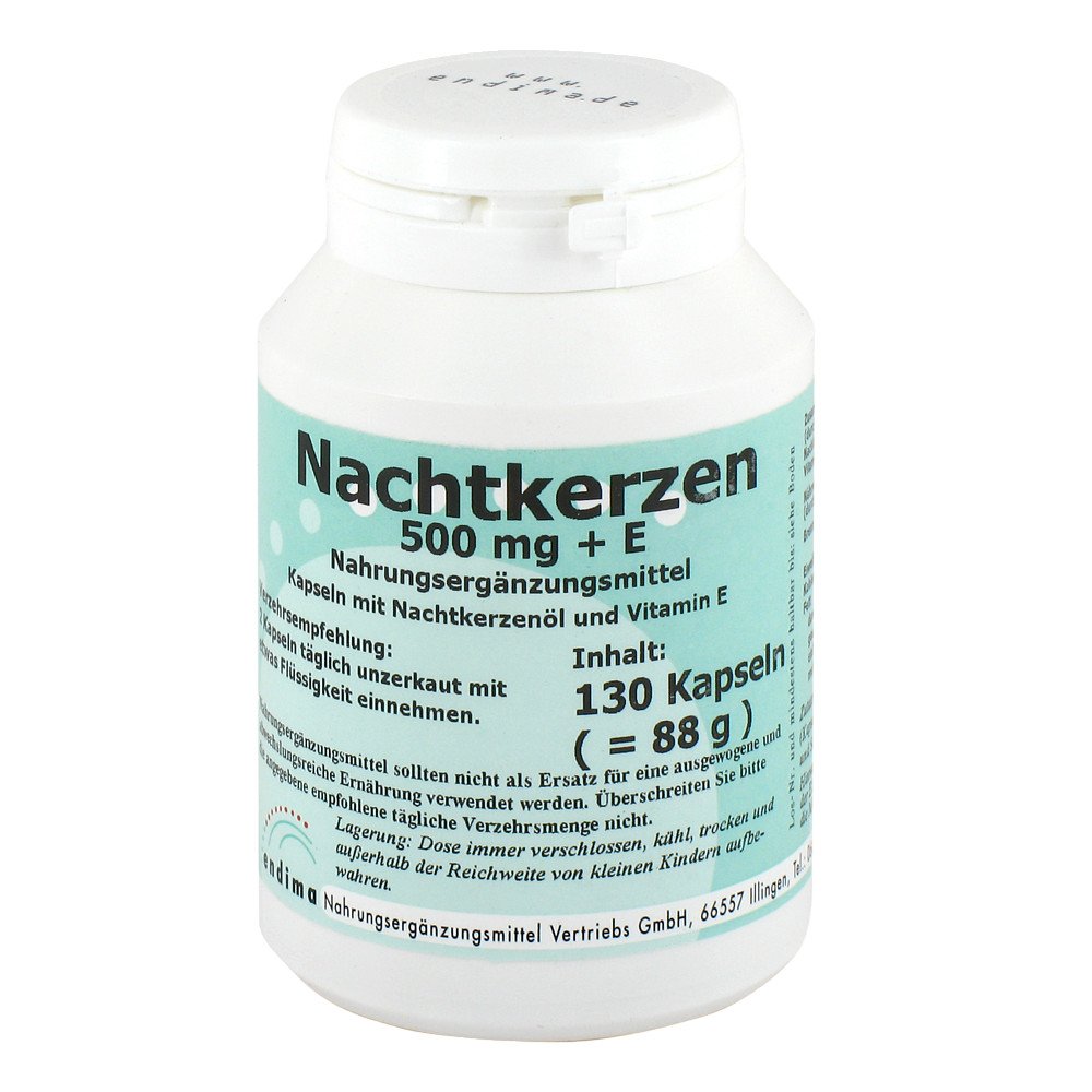 ENDIMA Vertriebsgesellschaft mbH Nachtkerzen 500 mg+E Kapseln 07245644