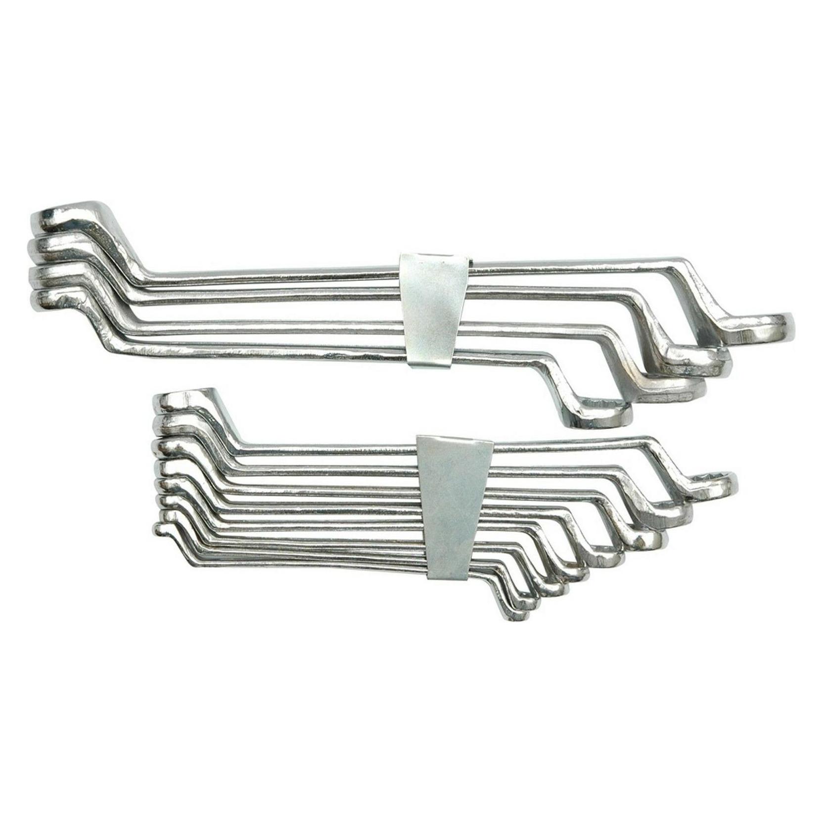 Toya Set mit 12 Ringschlüsseln 6 - 32 mm gebogene Schnalle (52630)