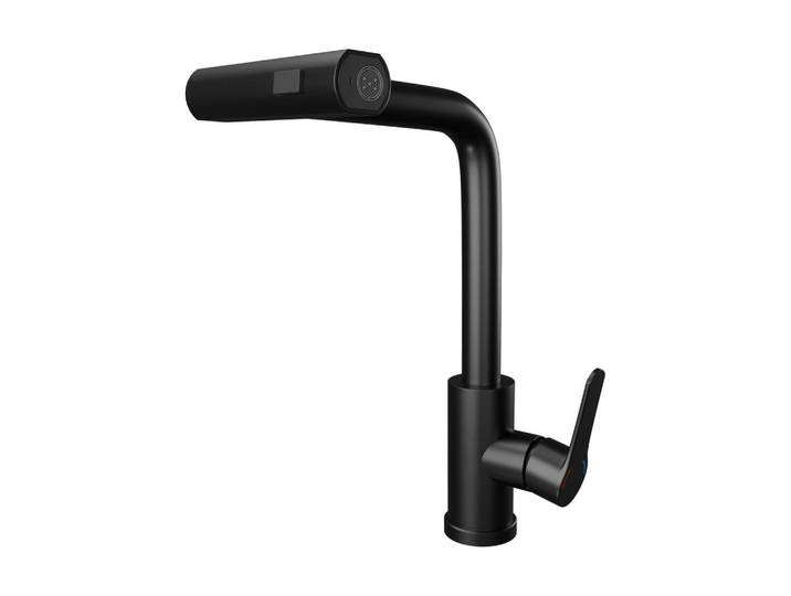 Nettlife Waschtischarmatur Einäugig II 34/19.5/19.5cm, Schwarz, Kunststoff, 19.5x19.5x34 cm, Küchen, Küchenausstattung, Küchenarmaturen