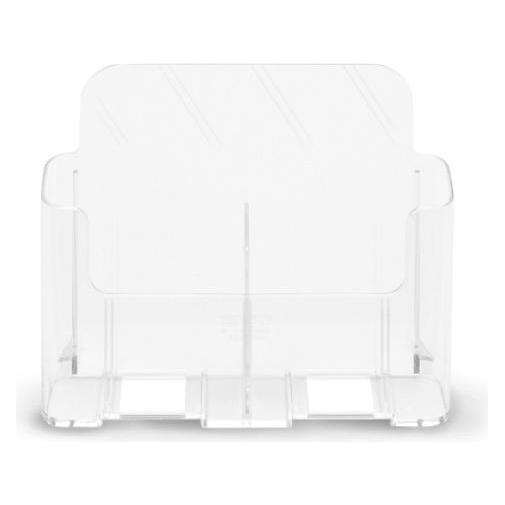 Deflecto Einfache Prospekthalter Docuholder, niedrige Rückwand (1/3 A4, DL) (74501)