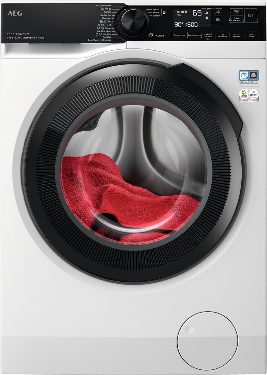 AEG LR7696AAD4 7000 serie ProSteam® AutoDose Wasmachine - 9kg - 1600 toeren