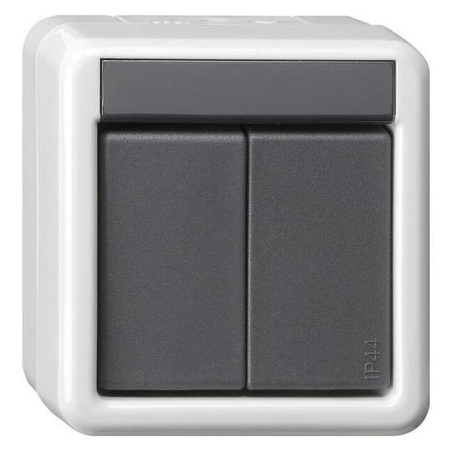 Gira KNX Taster BA 2fach grau AP 2Punkt 516230 (516230)