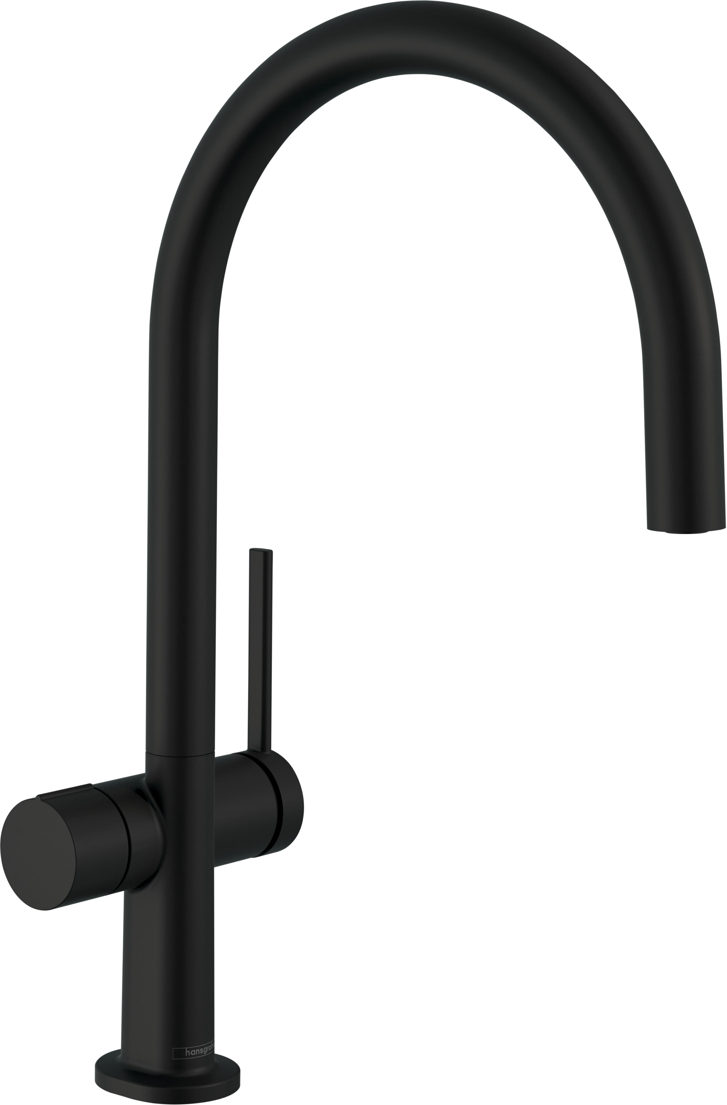 Hansgrohe Talis M54 -220 robinet de cuisine 72805670 robinet d'arrêt, 1jet, noir mat