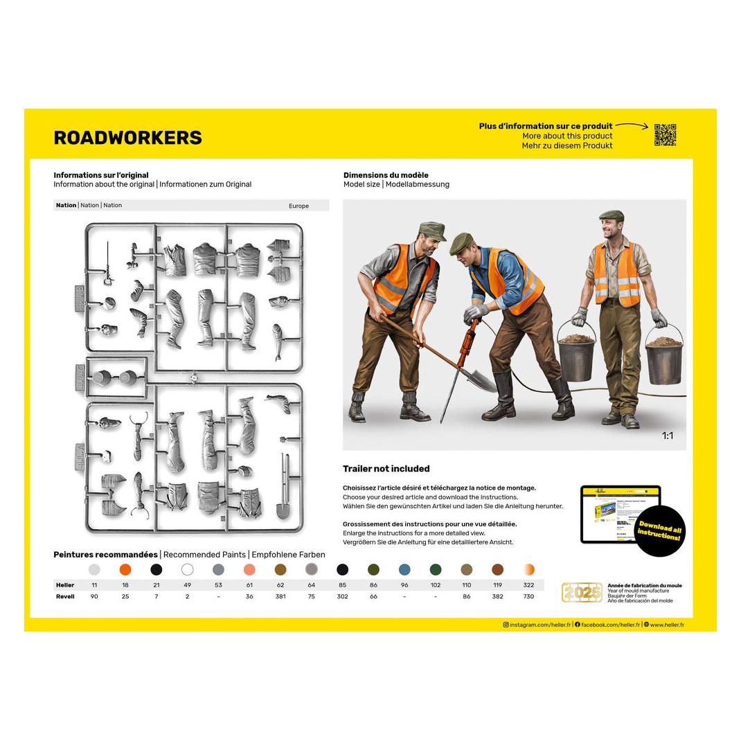Heller STARTER KIT Strassenarbeiter (58754)
