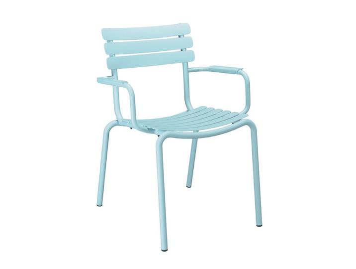 Armlehn-Stuhl Alua Houe blau, Designer Henrik Pedersen, 63x82x59 cm