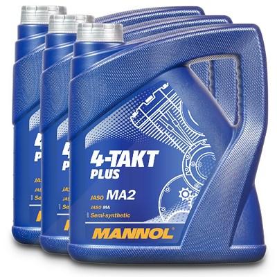 Mannol 12 L 4-Takt Plus Motoröl [Hersteller-Nr. MN7202-4]
