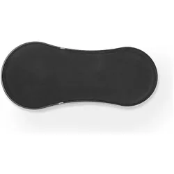 Nedis Ergonomische Armlehne mit Mauspad, voll beweglich, Schwarz, Mausmatte, Schwarz