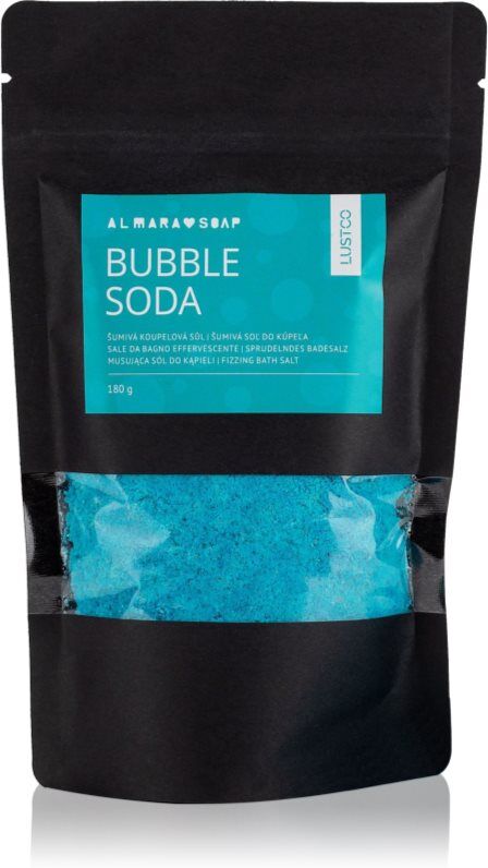 Almara Soap Bath Salt Bubble Soda sels de bain colorés 180 g