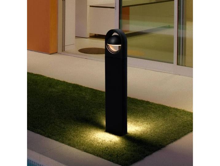 LEDVANCE SMART+ WiFi Swing Round LED-Wegeleuchte Round, dimmbar, schwarz, Aluminium, Modern