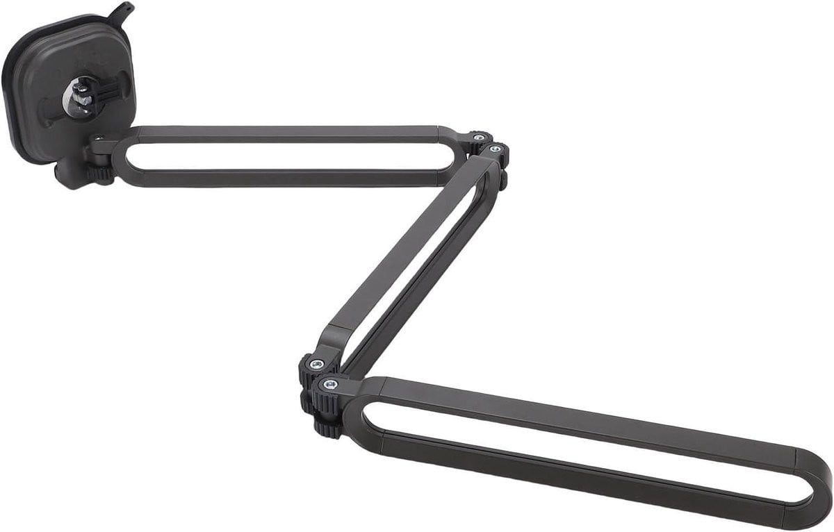 Grijs Intrekbaar Wandgemonteerd Droogrek van Aluminiumlegering met 98 cm Lengte
