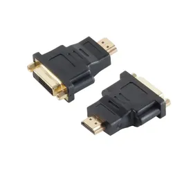 Adapter HDMI-Stecker / DVI-D (24+1) Buchse verg.