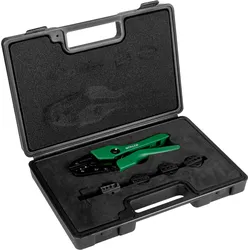 6-teiliges Crimpzangen-Set für Kabelschuhe mit austauschbaren Backen STALCO S011877014