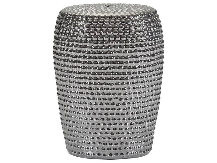 Landscape Beistelltisch, Silber, Keramik, 33x45x33 cm, Wohnzimmer, Wohnzimmertische, Beistelltische