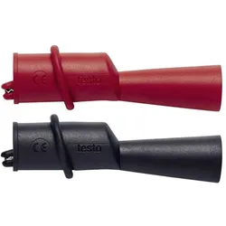 Testo Krokodilklemmen Set Satz, Messtechnik, Schwarz, Rot