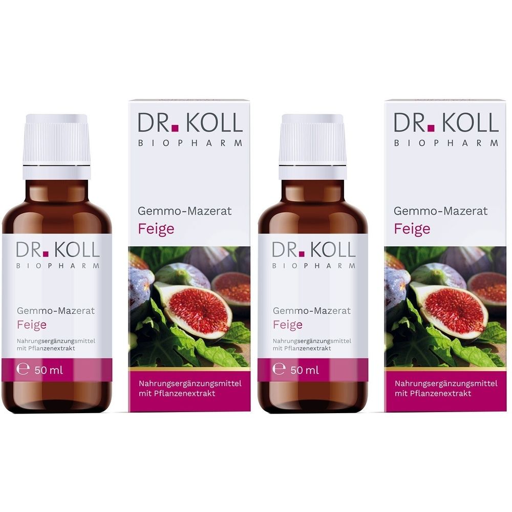 Gemmomazerat Feige Bio x2 2x50 ml Tropfen