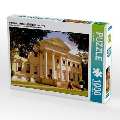 CALVENDO Puzzle Wörlitzer Landhaus (Schloss) von 1773 | 1000 Teile Lege-Größe 64x48cm Foto-Puzzle für glückliche Stunden