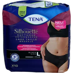 Tena Silhouette Plus Black L Inkontinenz Pants 10 ST