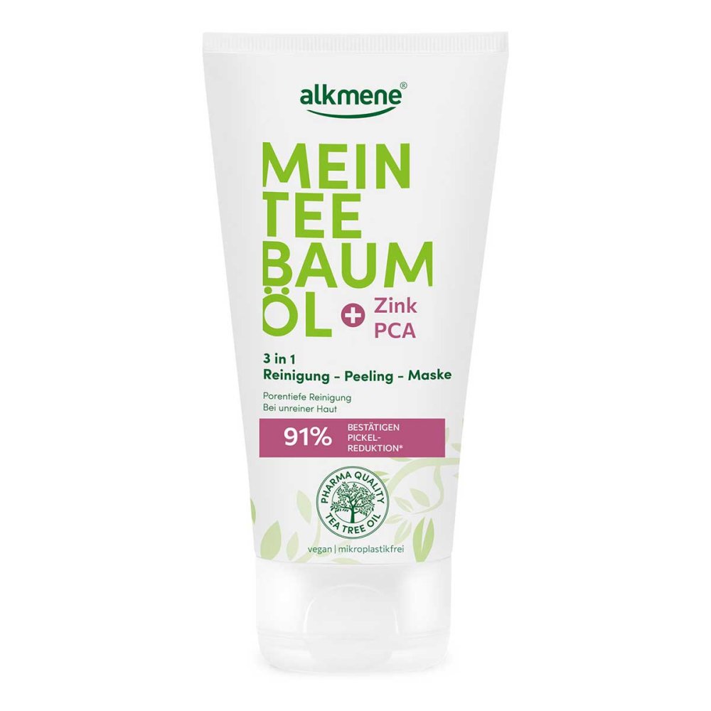 Schröder Cosmetics GmbH & Co. KG Alkmene Mein Teebaumöl 3 in 1 Reinigung-Peeling-Maske 17638592