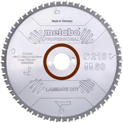 Metabo, Sägeblatt, Laminate Cut - Professional