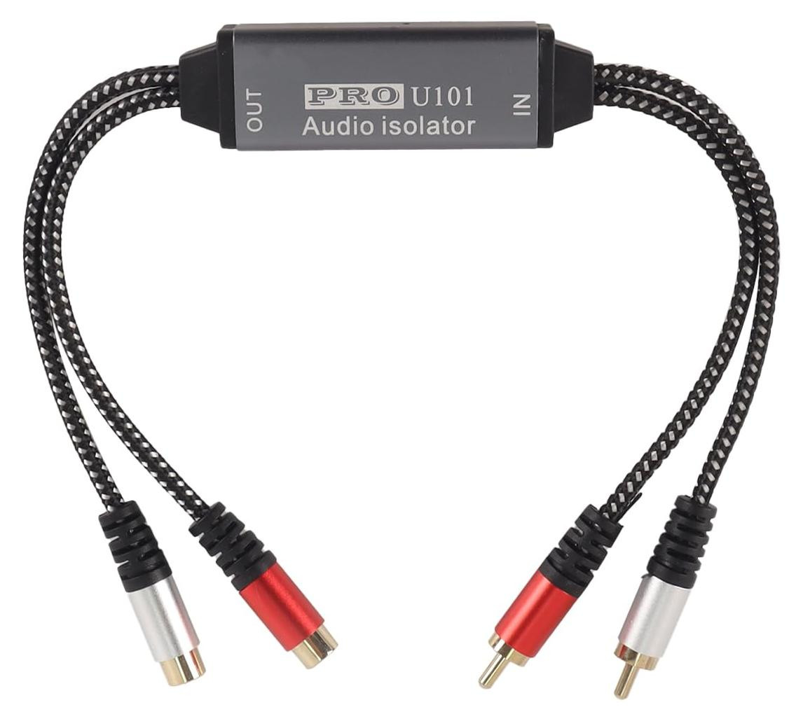 Dripio Passieve aardlusfilter RCA ruisonderdrukker voor audio
