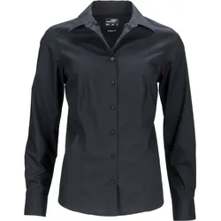James & Nicholson Damen Popeline Business Bluse langarm JN641