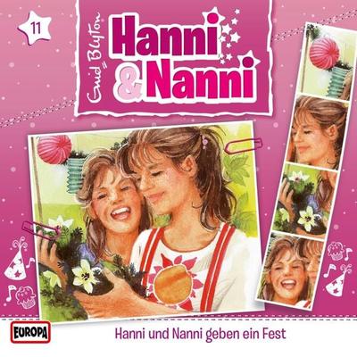Folge 11: Hanni und Nanni geben ein Fest - Enid Blyton, Audio, 4064066616861