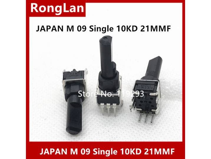 [BELLA] Potentiomètre simple original M 09 D10K 10KD axe vertical 21FMM--10 pièces/lot